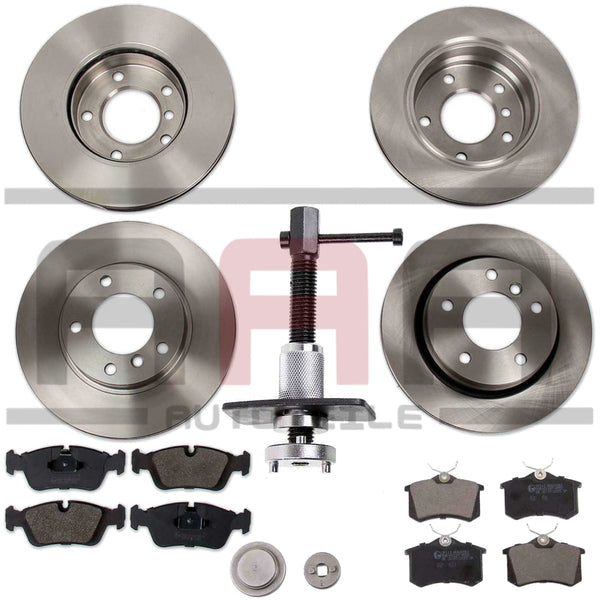 BREMSSCHEIBEN BELÄGE VORNE HINTEN für VW GOLF 4 POLO 9N 1.4 1.6 & 1.9 TDI