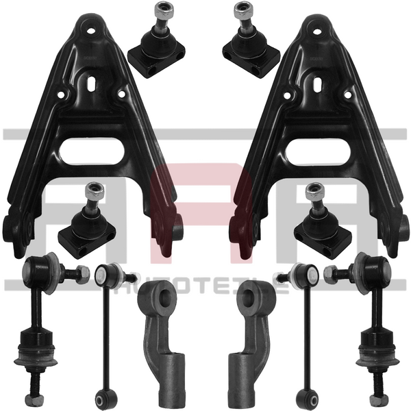 Querlenker Satz 12-teilig Vorderachse für Smart Cabrio City-Coupe Fortwo 450