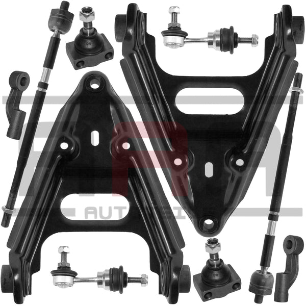 SATZ LENKER QUERLENKERSET VORNE+SPURSTANGEN+KOPPELSTANGEN SMART 450 COUPE CABRIO