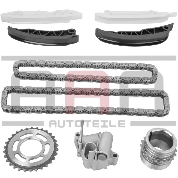 Steuerkettensatz Steuerkette 9-teilig für BMW 3er E87 E46 5er E60 X5 120d 320d M47 M57