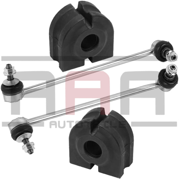 2x BMW 5ER E60 E61 STABILISATORLAGER STABI LAGERUNG KOPPELSTANGE VORDERACHSE L/R
