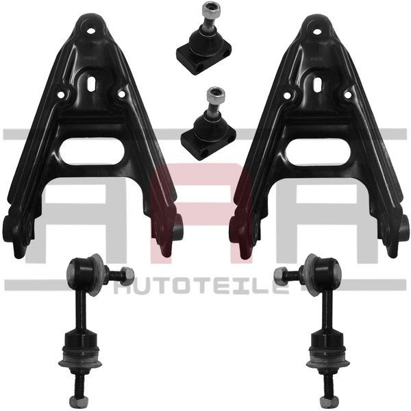 Querlenker Satz 6-teilig Vorderachse für Smart Cabrio City-Coupe Fortwo 450