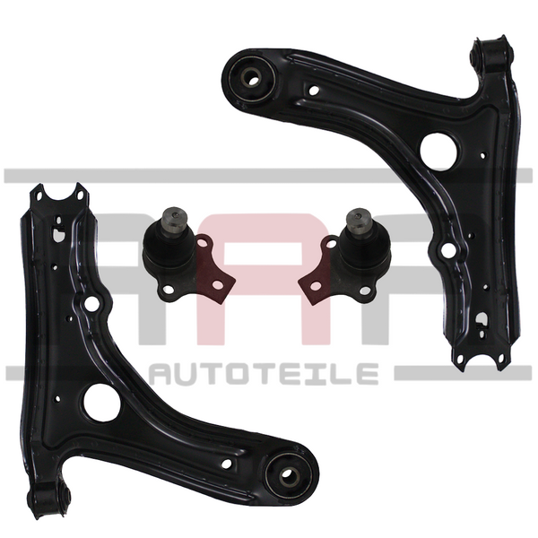 Querlenker Satz Vorderachse 4-teilig für VW Golf 3 Cabriolet Vento