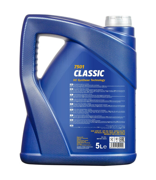 5 Liter Mannol ÖL Classic 10W-40 Motorenöl 5L VW 502.00/505.00 / API SN/SM/CF