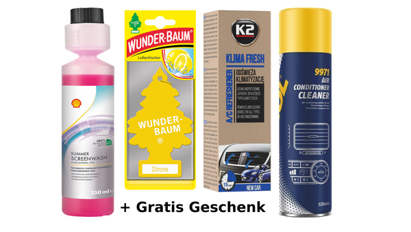 Auto Sommerset - Lufterfrischer, Klimareiniger & Klimadesinfektion & Screenwash