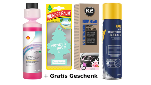 Auto Sommerset - Lufterfrischer, Klimareiniger & Klimadesinfektion & Screenwash