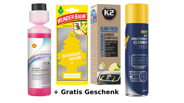 Auto Sommerset - Lufterfrischer, Klimareiniger & Klimadesinfektion & Screenwash