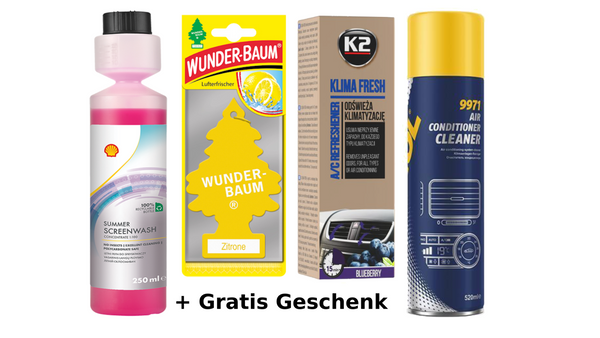 Auto Sommerset - Lufterfrischer, Klimareiniger & Klimadesinfektion & Screenwash