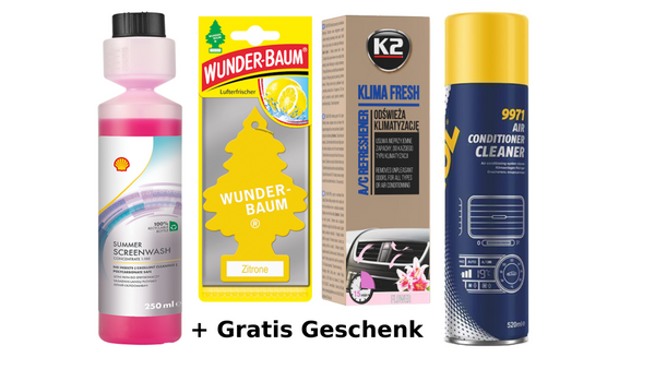 Auto Sommerset - Lufterfrischer, Klimareiniger & Klimadesinfektion & Screenwash