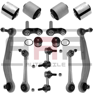 BMW 5ER E39 QUERLENKER SATZ+ACHSLAGER+KOPPELSTANGE+STABILAGER HINTERACHSE HINTEN