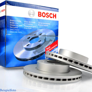 2x BOSCH 0986479249 Bremsscheiben Satz Vorne für AUDI PORSCHE VW