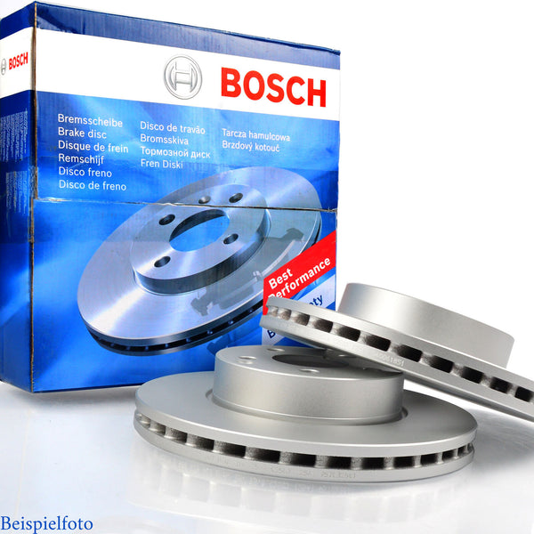 2x BOSCH 0986479249 Bremsscheiben Satz Vorne für AUDI PORSCHE VW