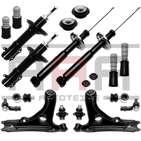 Querlenker Satz Vorderachse 10-teilig für VW Golf 3 Cabriolet Vento