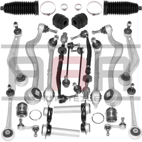 18-TLG QUERLENKER REPARATUR SATZ BMW 5 E39 LIMO + TOURING BJ. 95-01 VORNE+HINTEN