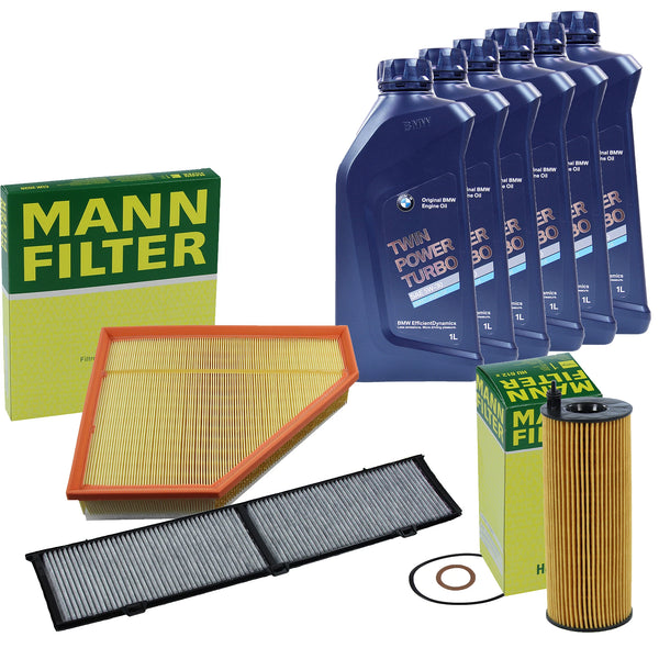 MANN-FILTER INSPEKTIONSPAKET+6L BMW LONGLIFE-04 5W-30 FÜR BMW X1 E84