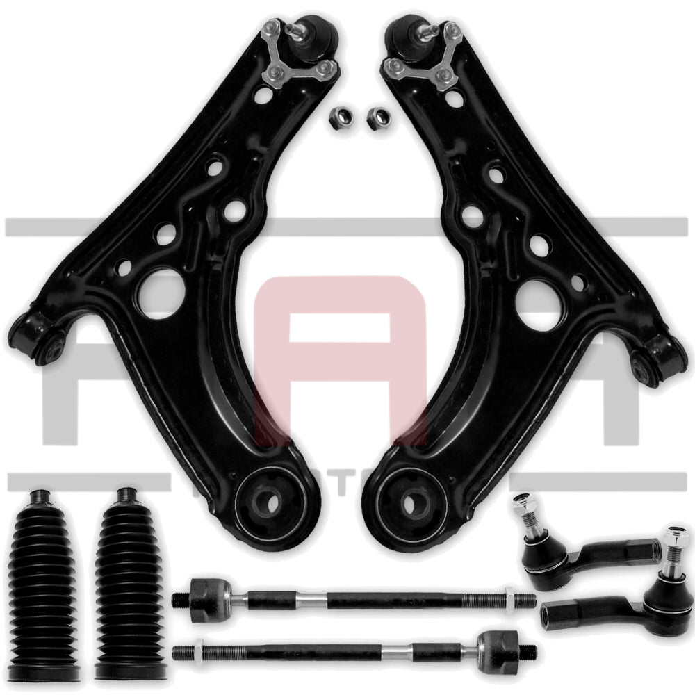 2x QUERLENKER+ TRAGGELENK + SPURSTANGE für VW POLO 6N2 + LUPO + SEAT AROSA