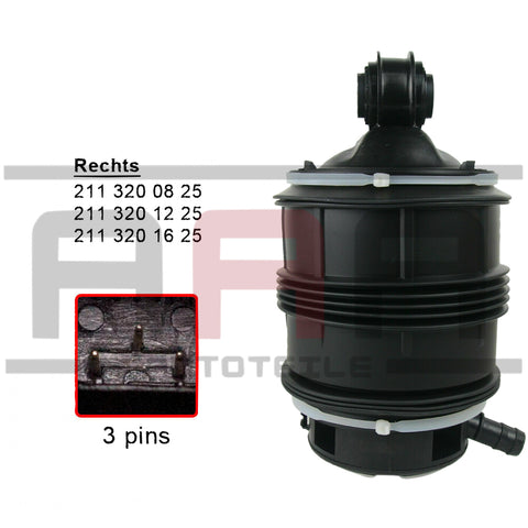 Mercedes E W211 S211 Stoßdämpfer Federbalg Luftfederbalg Luftfeder Rechts
