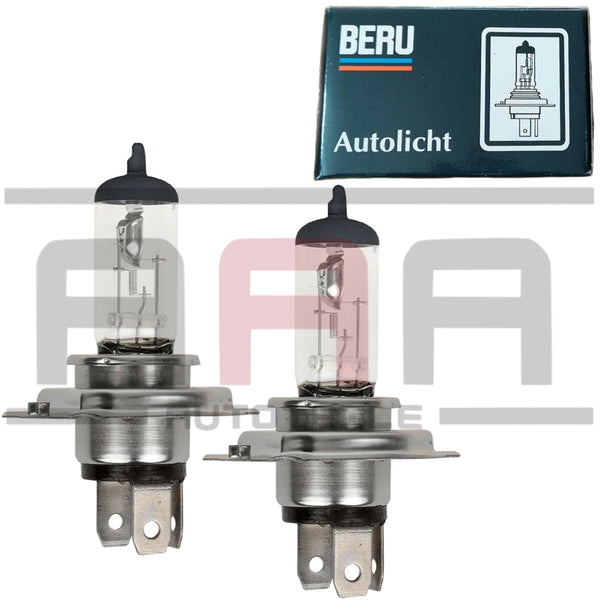 2 x H4 Autolampe 12V Glühlampe P43t Leuchtmittel 60/55W Scheinwerfer Birne BWI