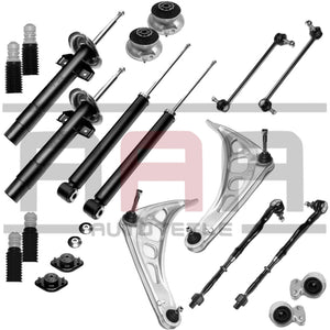 BMW 318D 320D 330D E46 QUERLENKER REPARATURSATZ STOßDÄMPFER VORNE HINTEN 22 TLG