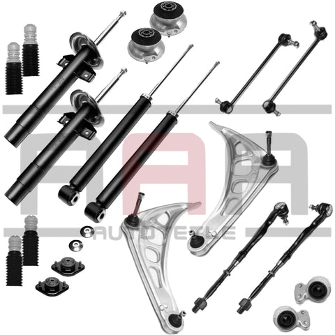 BMW 3ER E46 QUERLENKER+STOßDÄMPFER VA+HA SET