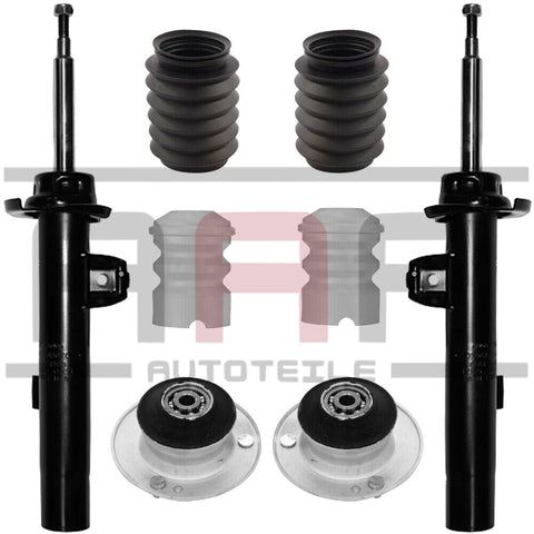 BMW 1er E81 E82 E87 E88 STOSSDÄMPFER FAHRWERK + DOMLAGER + STAUBSCHUTZSATZ 8 TLG