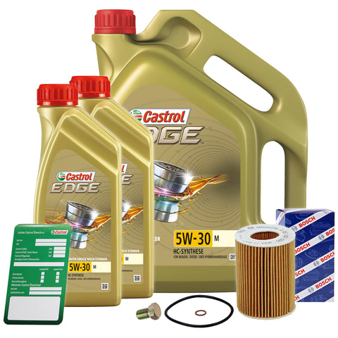 BOSCH ÖLFILTER+7L CASTROL EDGE 5W-30 M FÜR BMW 3-ER E36 320-328 i E46 320-330 i