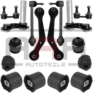 BMW X5 E53 QUERLENKER STABILISATOR HINTERACHSE TONNENLAGER ACHSLAGER SATZ 16 TLG
