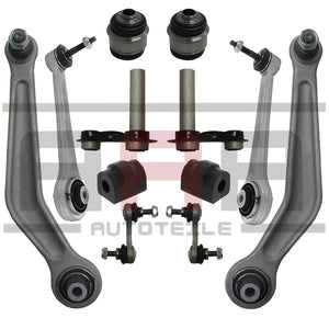 BMW 5ER E39 QUERLENKER SATZ+ACHSLAGER+KOPPELSTANGE+STABILAGER HINTERACHSE HINTEN
