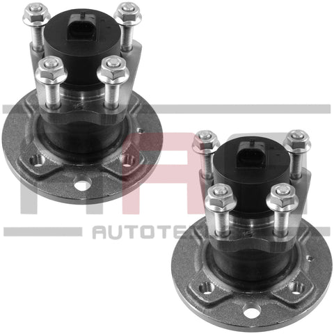 2x RADLAGER RADNABE HINTEN HINTERACHSE 4-LOCH MIT ABS OPEL ASTRA F G VECTRA A B