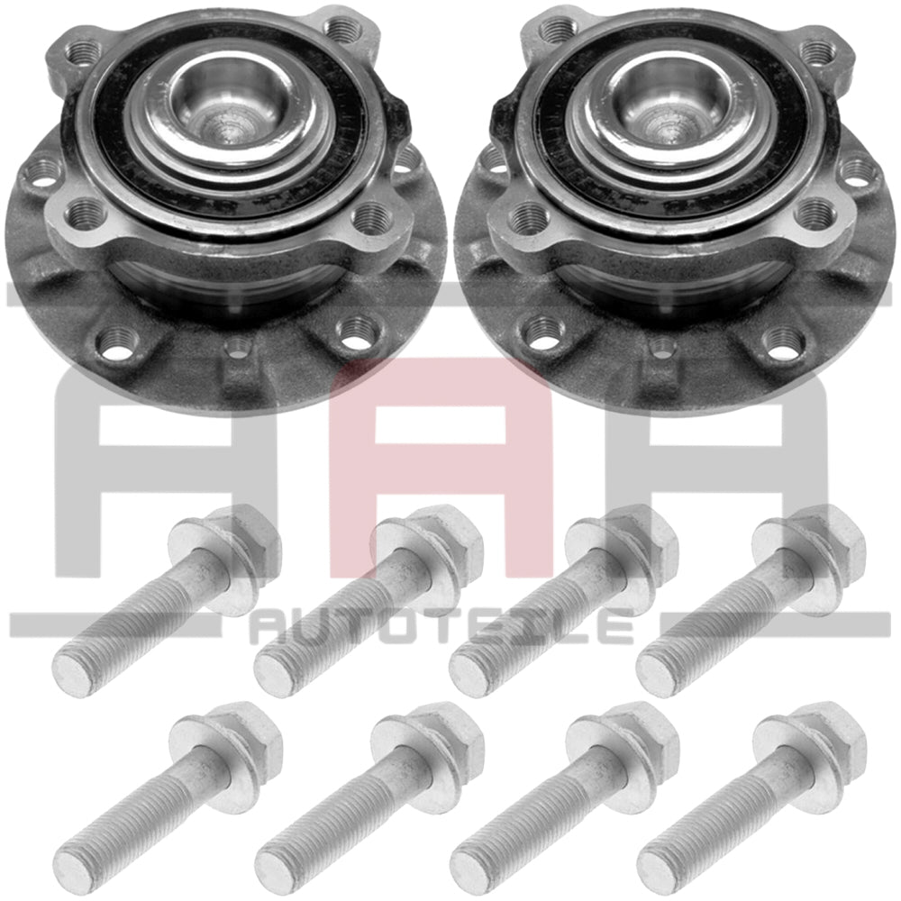 BMW 5ER E39 520-530 RADLAGER RADNABE RADLAGERSATZ ABS RING VORNE VORDERACHSE SET