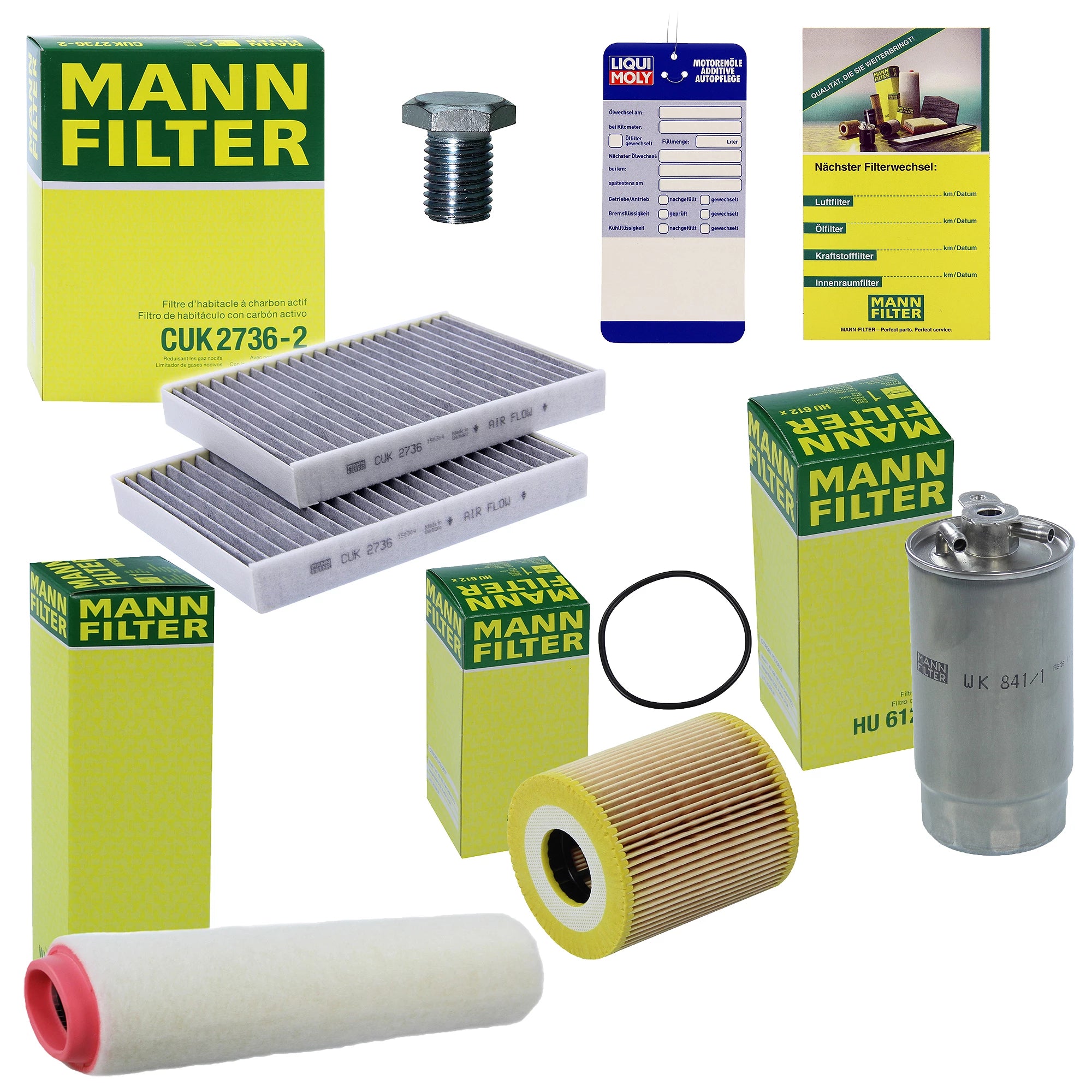 MANN-FILTER INSPEKTIONSPAKET FILTERSATZ B FÜR BMW 5-ER E39 525-d 530-d