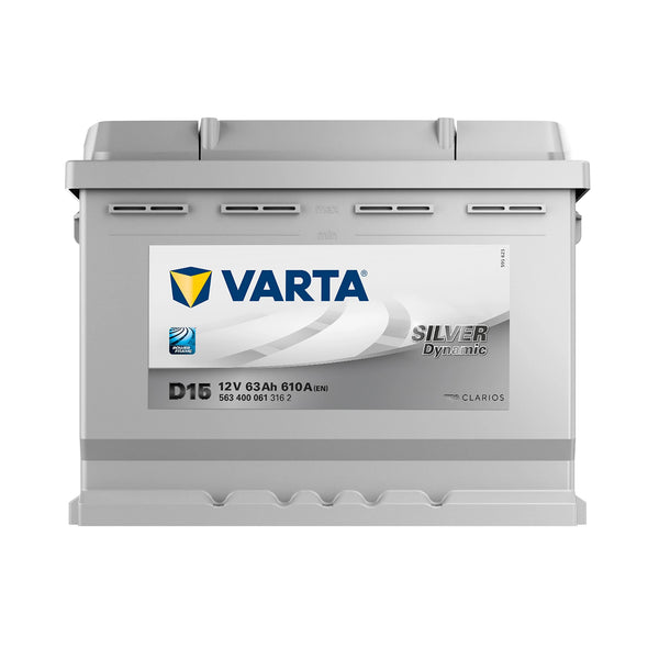 VARTA AUTOBATTERIE 12V 63Ah STARTERBATTERIE 610A ERSETZT 58AH 60AH 61AH 62AH 63A