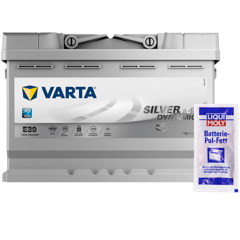 VARTA AUTOBATTERIE 12V 70Ah STARTERBATTERIE 760A ERSETZT 64AH 65AH 66AH 68AH