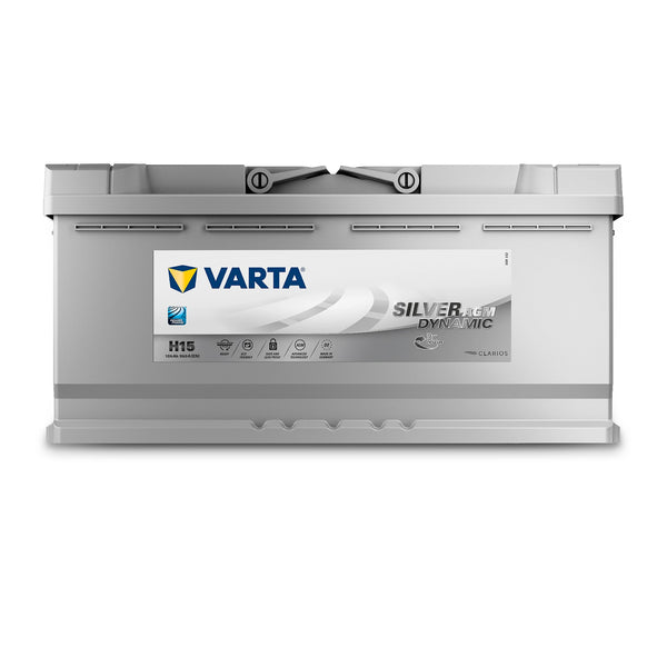 AGM AUTOBATTERIE 12V 105Ah 950A/EN VARTA H15 SILVER DYNAMIC START-STOP BATTERIE