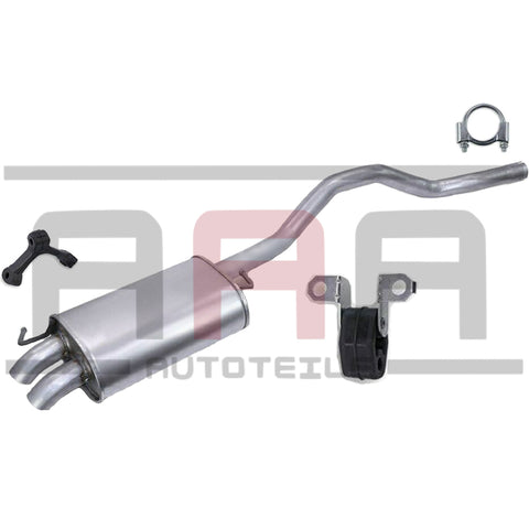 ENDSCHALLDÄMPFER SCHALLDÄMPFER FÜR VW MULTIVAN TRANSPORTER T5 BUS 1.9 TDI 2.0