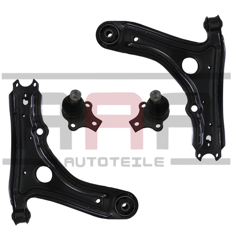 Querlenker Satz Vorderachse 4-teilig für VW Golf 3 Cabriolet Vento