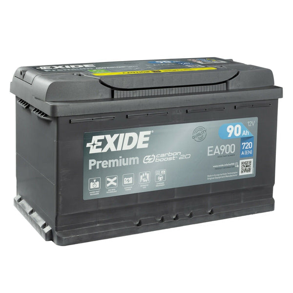 Exide Premium CARBON BOOST 2.0 EA900 Autobatterie 12V 90Ah Starterbatterie