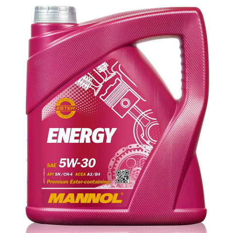 5W-30 Motoröl MANNOL Energy 7511, VW 502 503 505, MB 229.5, BMW LL-98, 5 Liter
